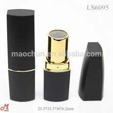 LS6095 Schwarz Matt benutzerdefinierte leere Lippenstift Container